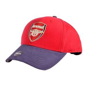 Arsenal FC Crest Two Tone Baseball Cap / Red/Navy